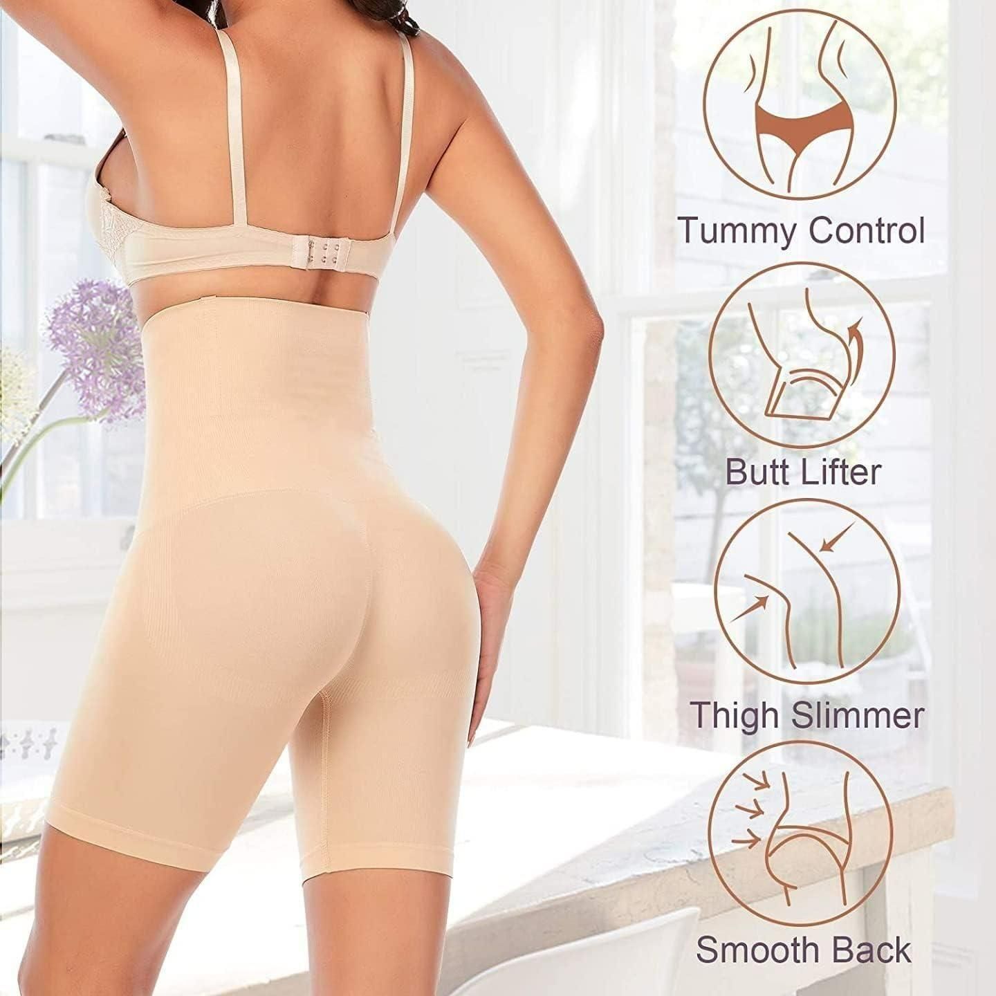 4-in-1 Seamless Body Shaper – Slims Tummy, Thighs & Hips for a Sculpted Look