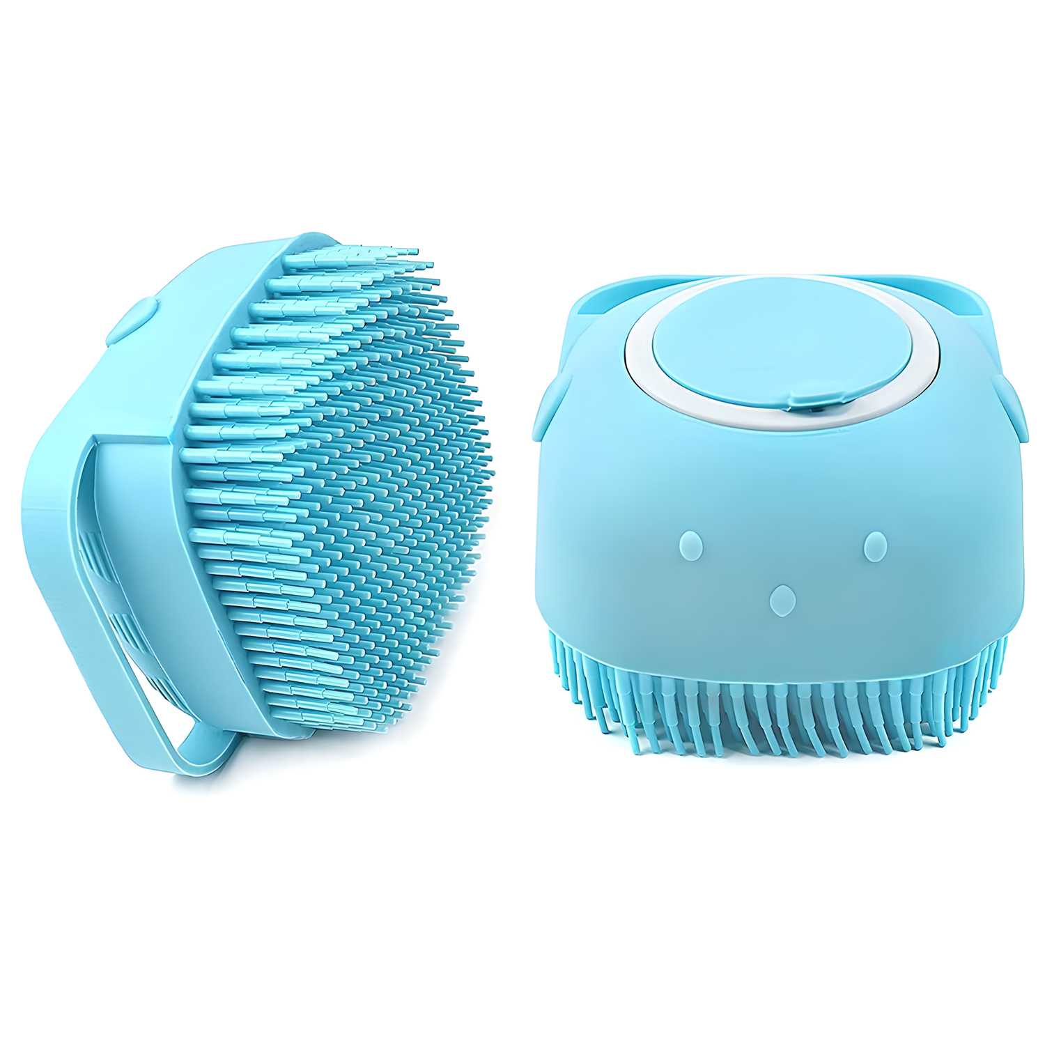 Soft Silicone Bath Brush with Hooks – Gentle Scrubbing & Cleaning for Baby Showers