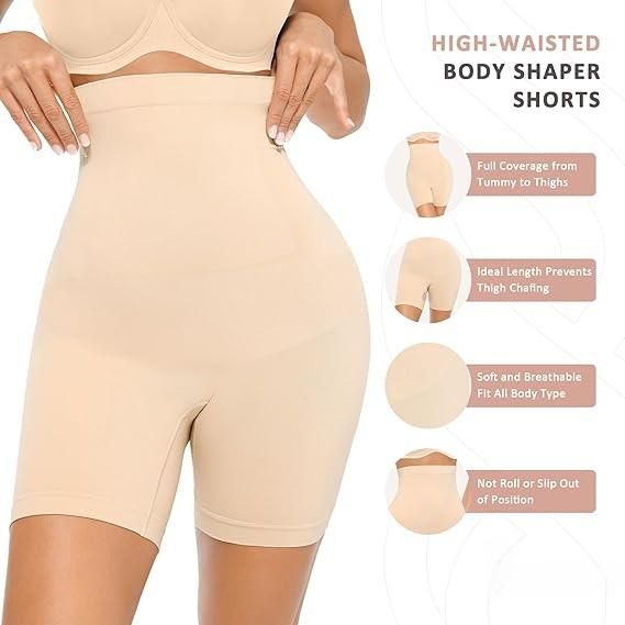 BD 4-in-1 Seamless Shapewear – Tummy Control, Back Support & Thigh Slimmer