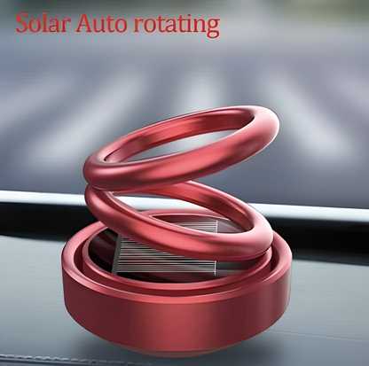 Solar-Powered Rotating Car & Room Air Freshener | Long-Lasting French Organic Fragrance