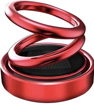 Solar-Powered Rotating Car & Room Air Freshener | Long-Lasting French Organic Fragrance