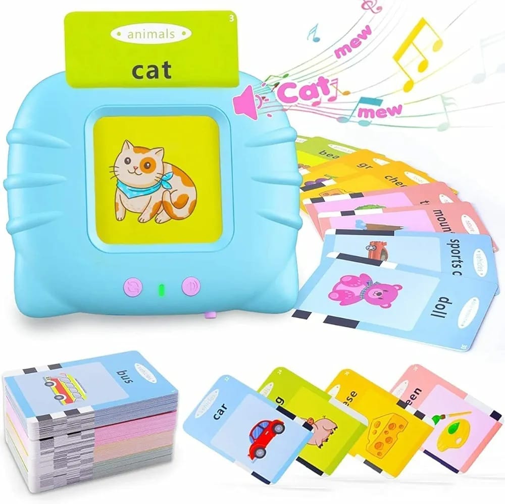 Colorful Talking Flash Cards for Kids
