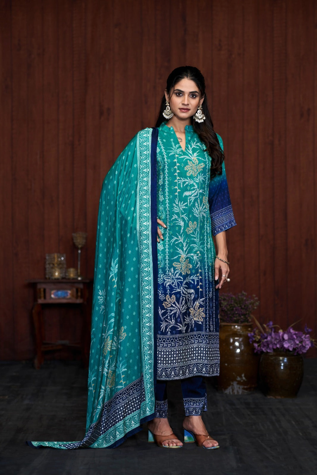 Floral Breeze 3 Piece Kurti Set