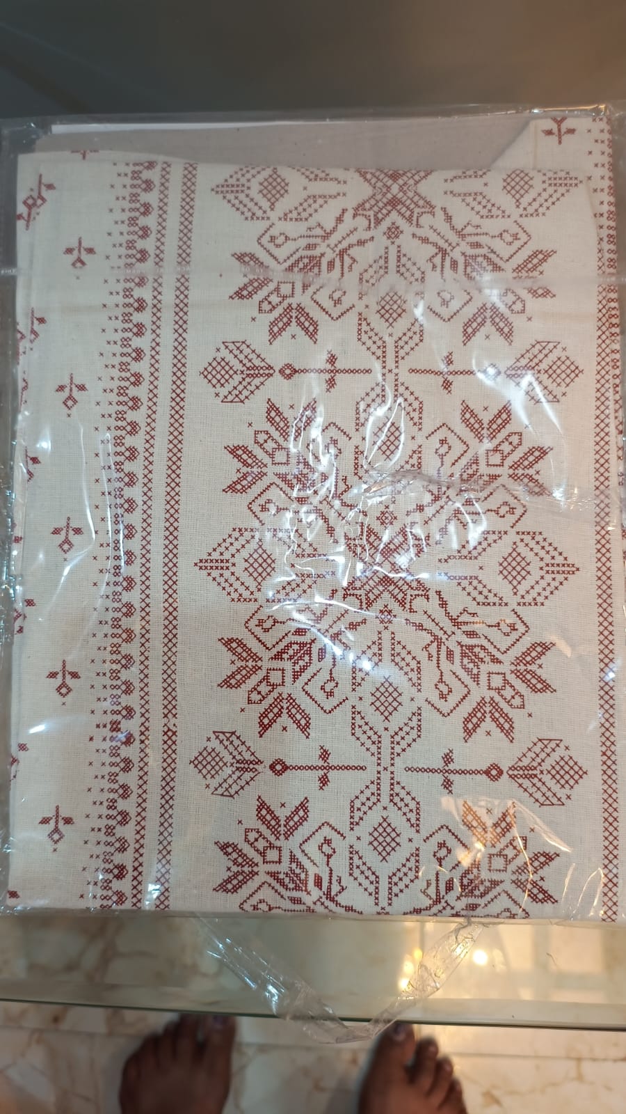 Women's Khadi Cotton Printed short Kurti
