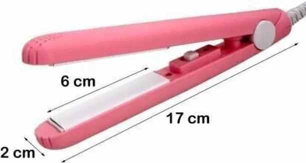 Mini Hair Straightener – Portable & Professional Range (Pink, purple, white, black, yellow and firozi color) with Plastic Storage Box