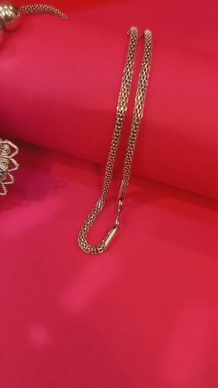 Mayantiie Oxidised Silver Necklace Jewellery Set