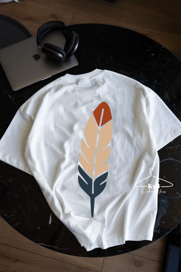 KxB Premium Cotton Bio-Wash Oversized Printed T-Shirt