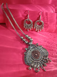 Mayantiie Oxidized Necklace Jewellery Set