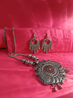 Mayantiie Oxidized Necklace Jewellery Set