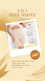 BD 4-in-1 Seamless Shapewear – Tummy Control, Back Support & Thigh Slimmer