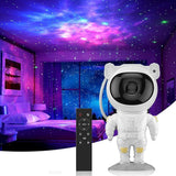 Astronaut Galaxy Projector - 360 Magnetic Head Rotation, Remote Control