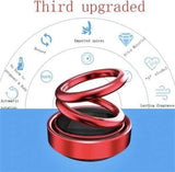 Solar-Powered Rotating Car & Room Air Freshener | Long-Lasting French Organic Fragrance