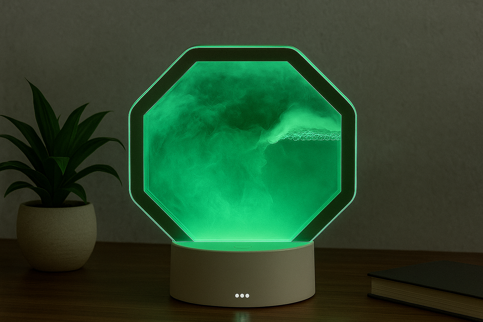 Mesmerizing Flow: Sand Art Lamp