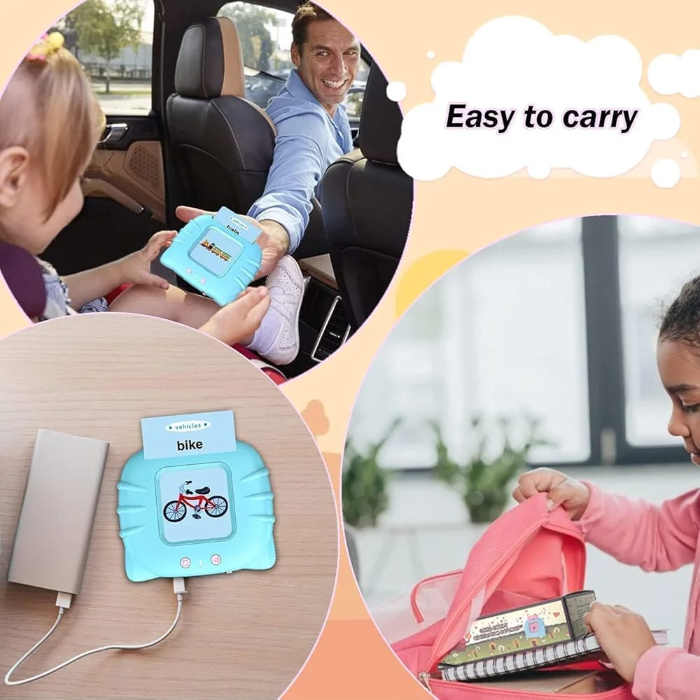 Colorful Talking Flash Cards for Kids