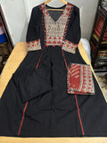 Premium Jaipuri Touch Straight Kurti With Dupatta