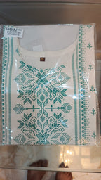 Women's Khadi Cotton Printed short Kurti