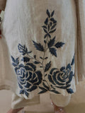 Elegant Khadi Kurti With Linen Dupatta