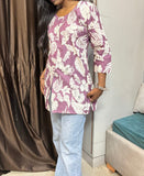 Women's Cotton Printed short Kurti