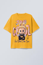 KxB Labubu Printed Premium Oversized T-Shirt
