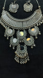 Mayantiie Oxidized choker Set