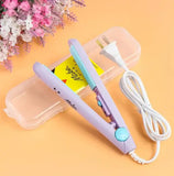 Mini Hair Straightener – Portable & Professional Range (Pink, purple, white, black, yellow and firozi color) with Plastic Storage Box