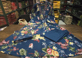 "Jaipuri Blossom Charm Kurti Pant Dupatta Set"