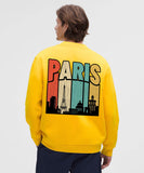 KxB Winter Cotton Fleece PARIS Print Sweatshirt – Stay Warm, Stay Cool 🐆🔥