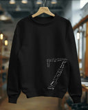 Minimal Aesthetic Scribble-Art Unisex Sweatshirt – Front &amp; Back Print