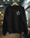 KxB Unisex Cotton Fleece Sweatshirt – Magical Minimal Edition for Winter✨🖤