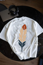 KxB Premium Cotton Bio-Wash Oversized Printed T-Shirt