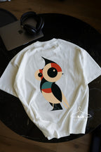 KxB Premium Cotton Bio-Wash Oversized Printed T-Shirt