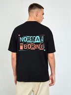 KxB Premium Cotton Bio-Wash Oversized Printed T-Shirt