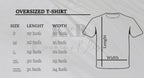 KxB Premium Cotton Bio-Wash Oversized Back Print T-Shirt
